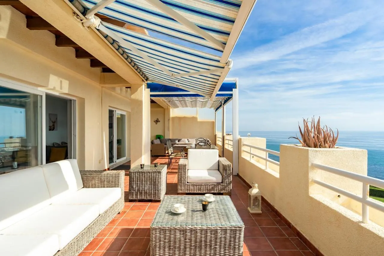 Apartment Seaview Terrace By The Beach In El Faro By Costarentals - Ref 93