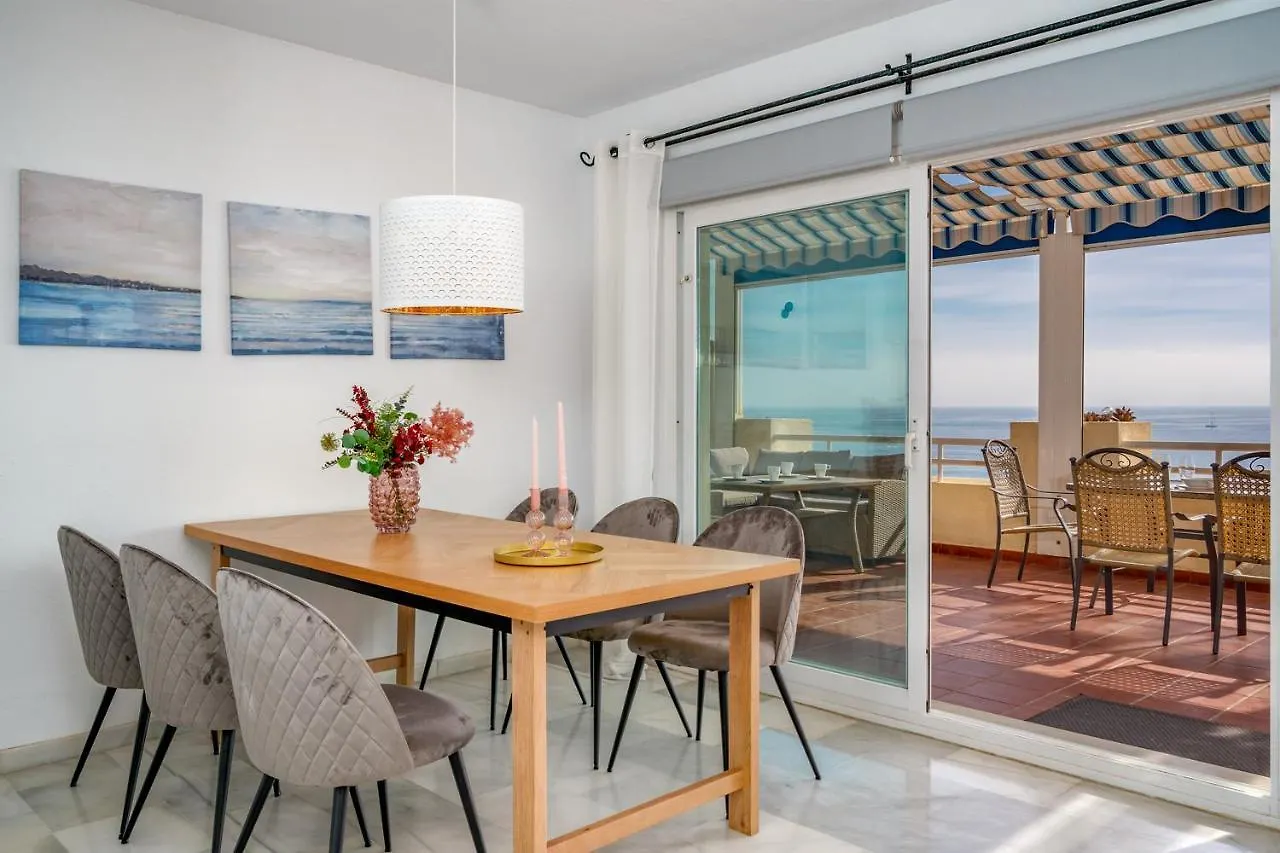 Apartment Seaview Terrace By The Beach In El Faro By Costarentals - Ref 93